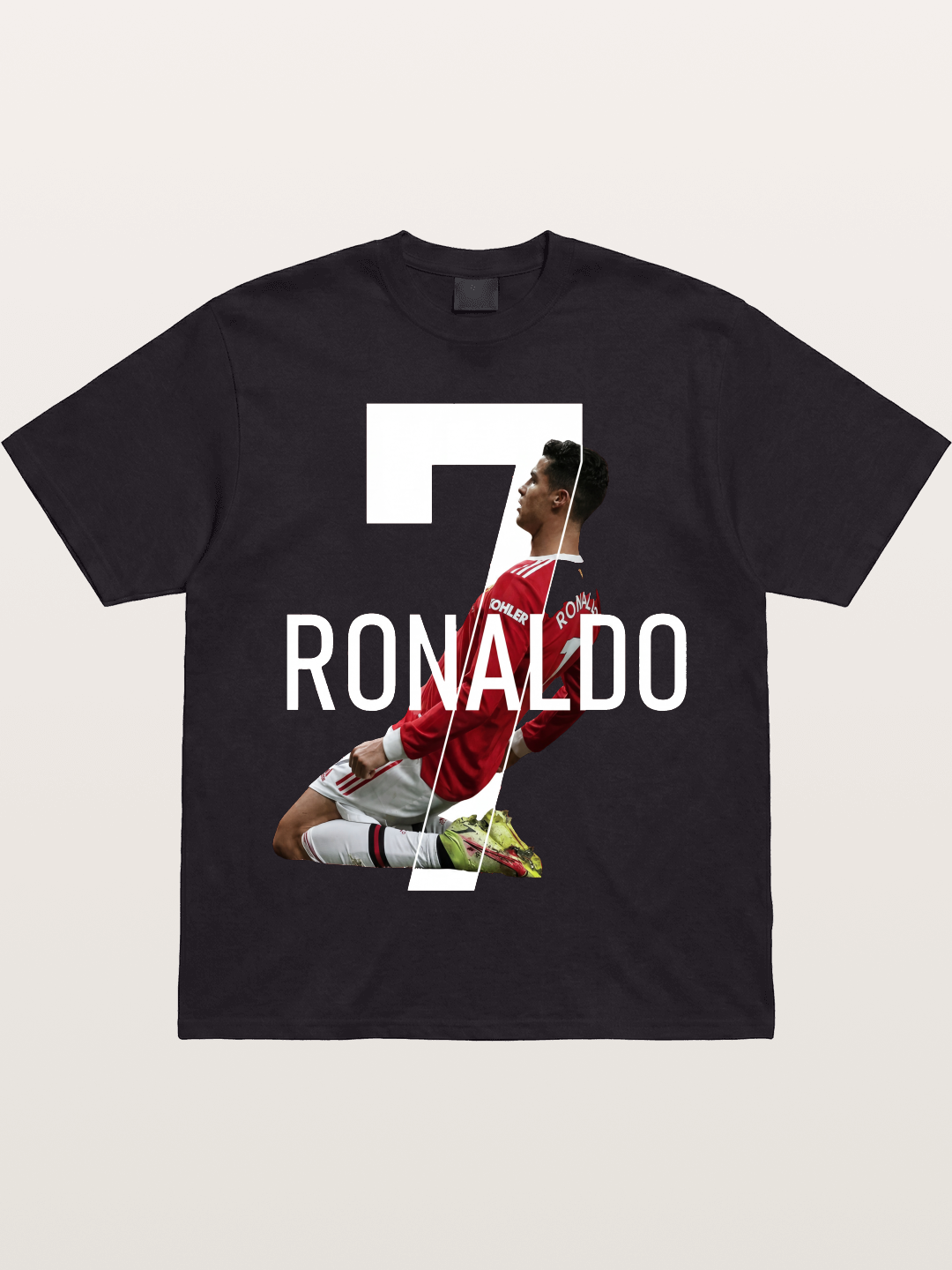 Ronaldo Red Jersey Celebration Pose Gildan T-shirt