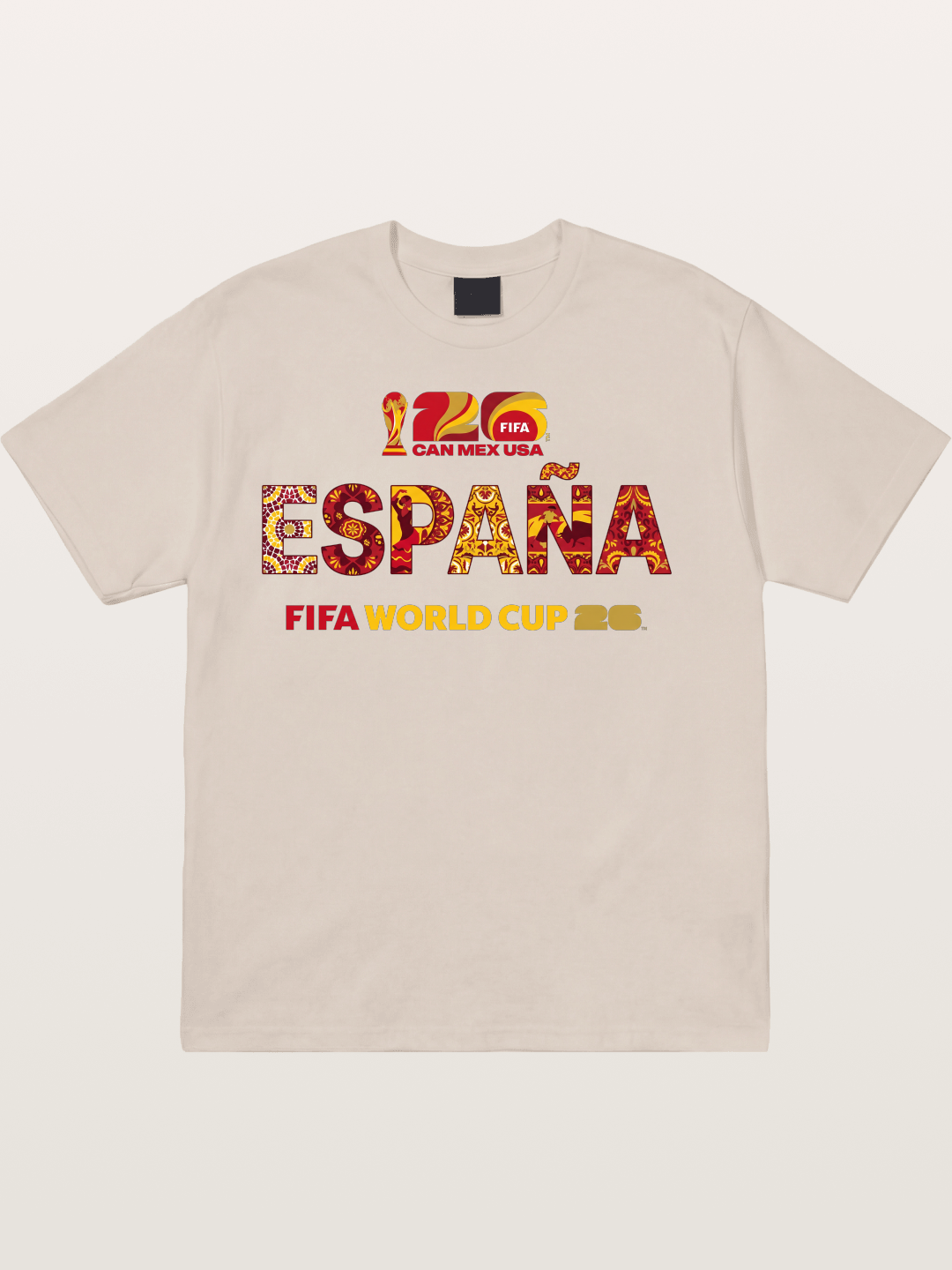 España 2026 World Cup Typo Cotton T-shirt
