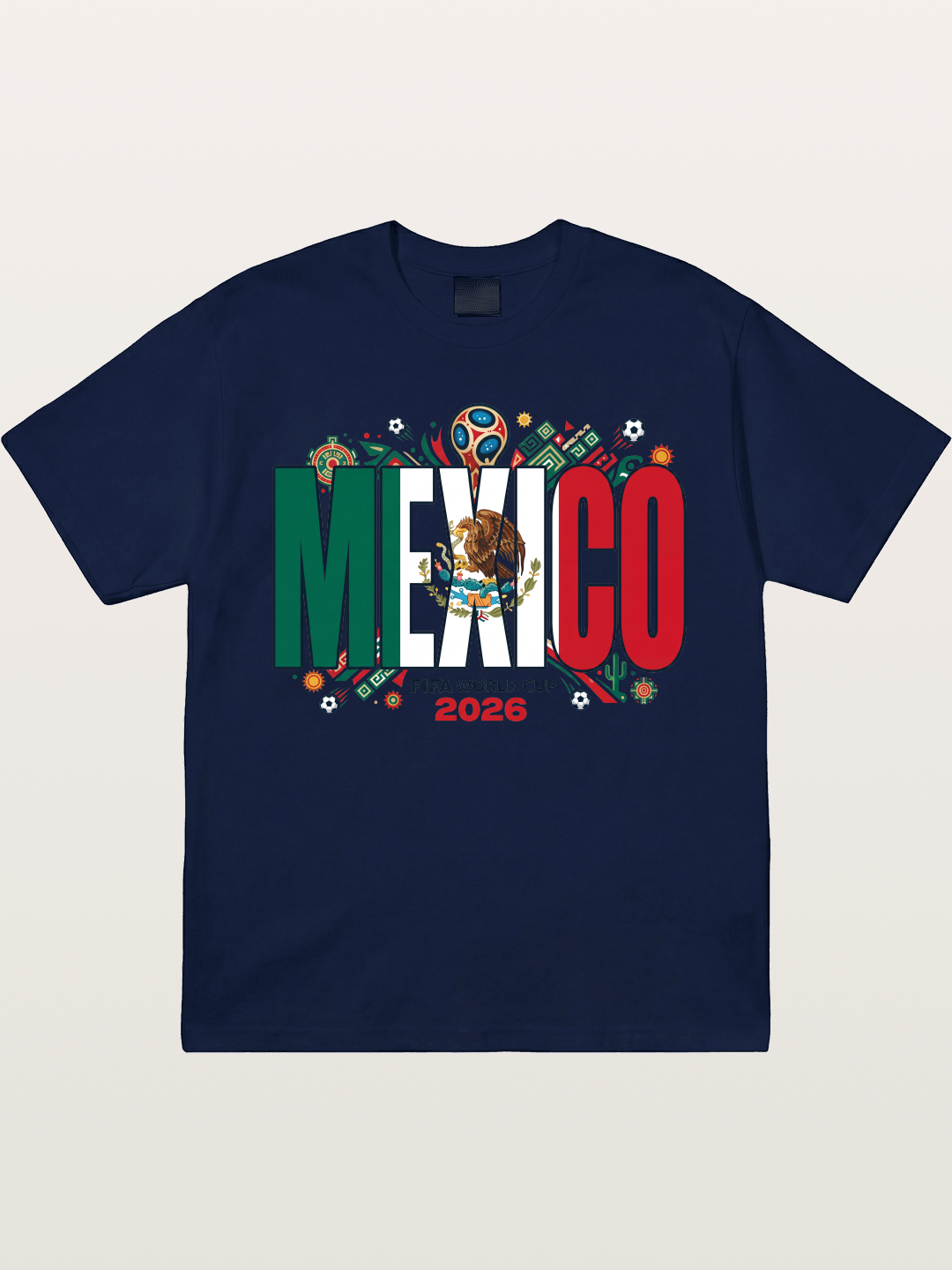 Mexico 2026 World Cup Lettering Gildan T-shirt