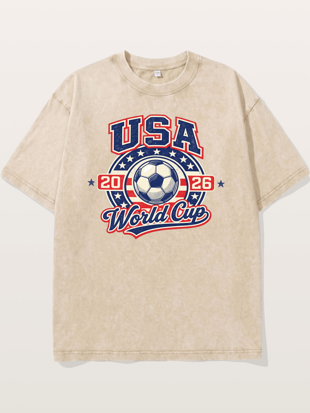USA World Cup 2026 Retro Badge Washed T-shirt