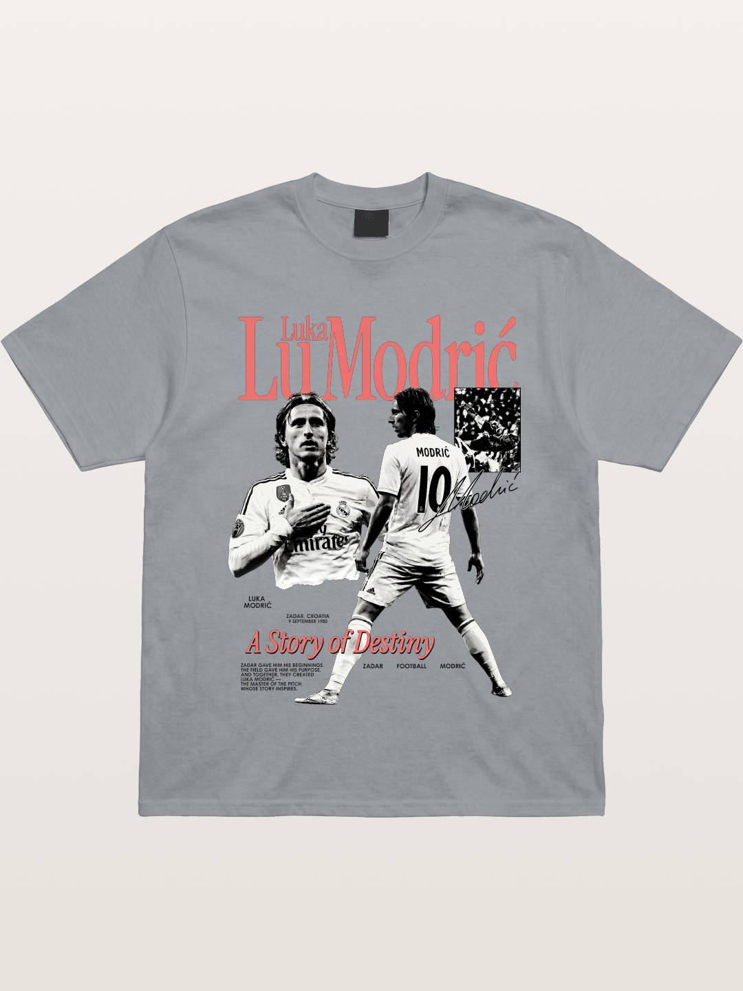 Luka Modric Destiny Story Gildan T-shirt