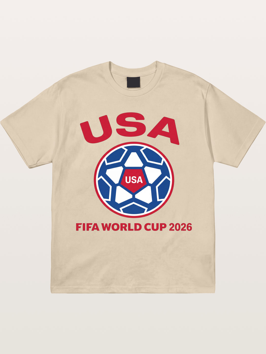 USA WC 2026 Soccer Ball Emblem Gildan T-shirt