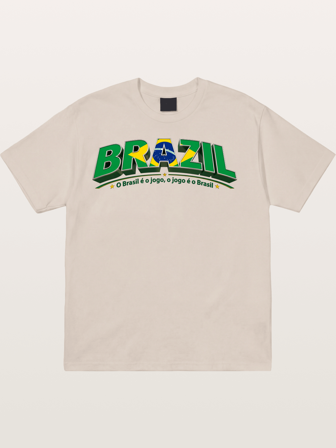 Brazil Retro Team Logo WC Cotton T-shirt