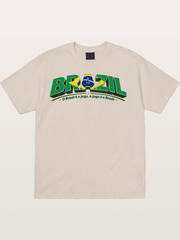 Brazil Retro Team Logo WC Cotton T-shirt