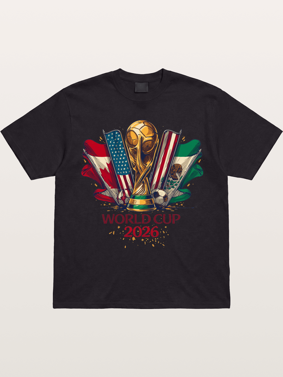 2026 WC World Flags Poster Gildan T-shirt