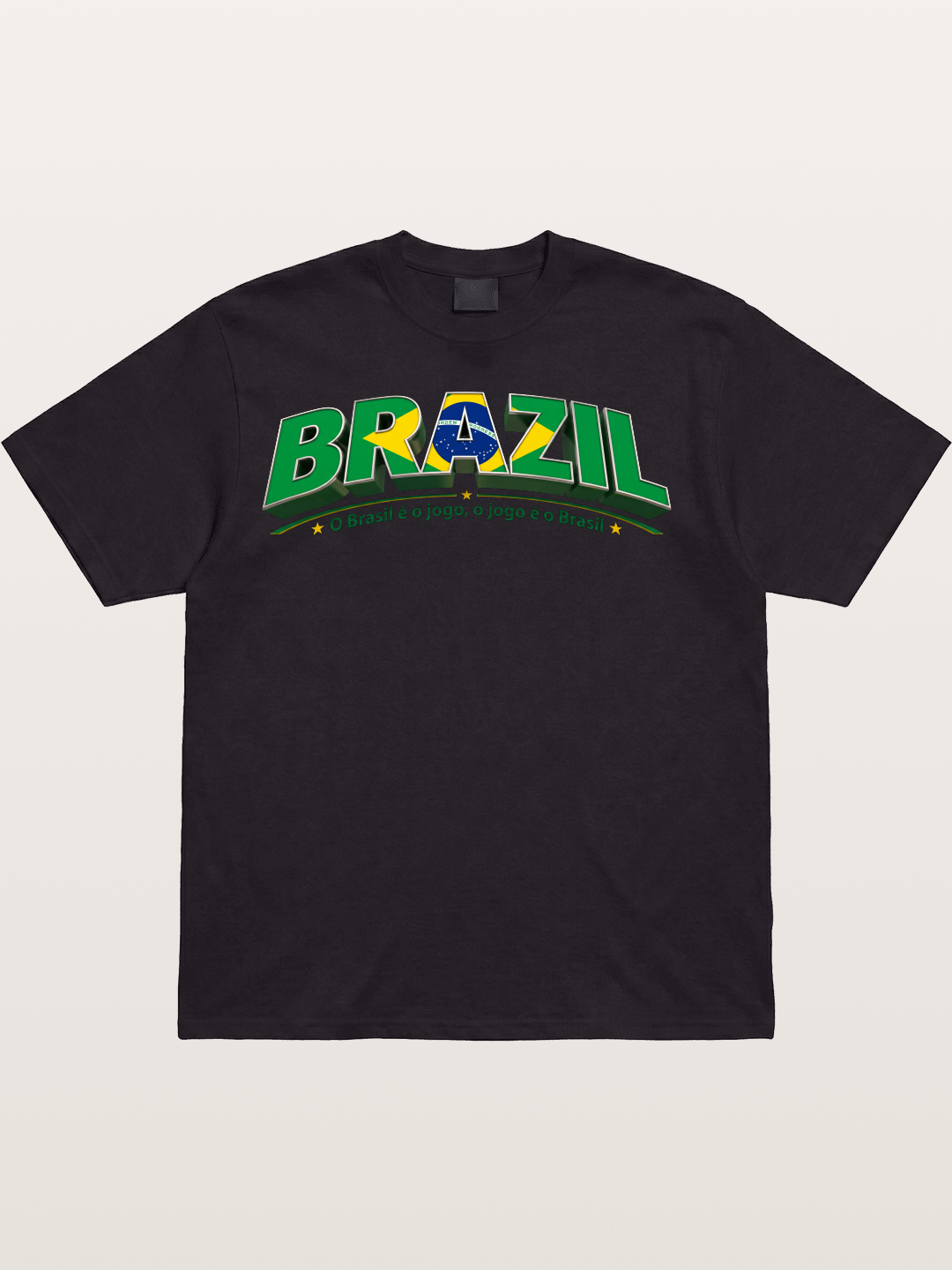 Brazil Retro Team Logo WC Cotton T-shirt
