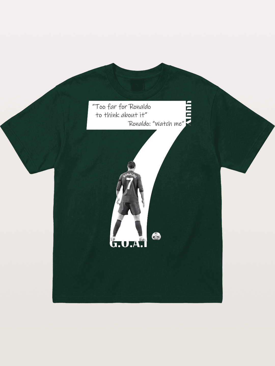 Ronaldo #7 Watch Me Quote Gildan T-shirt