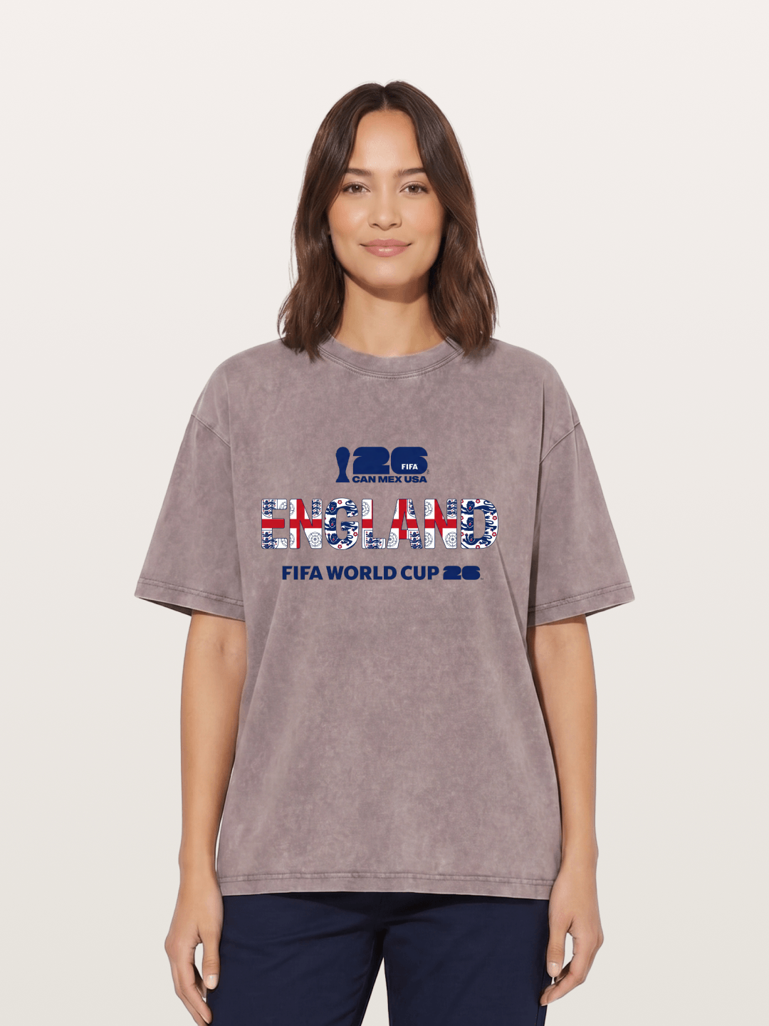 England 2026 World Cup Crest Washed T-shirt