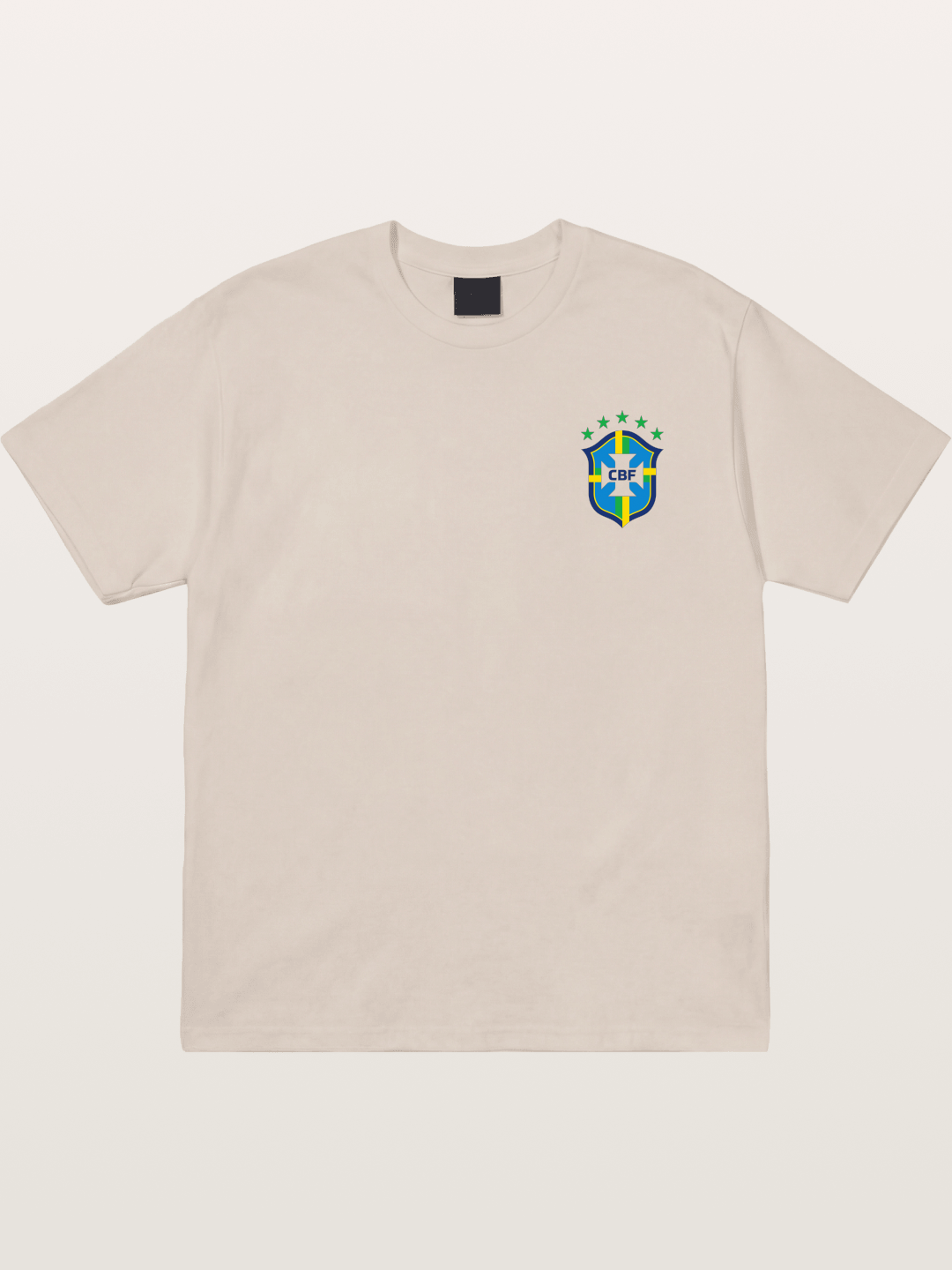 Brazil CBF Five Stars Shield Cotton T-shirt