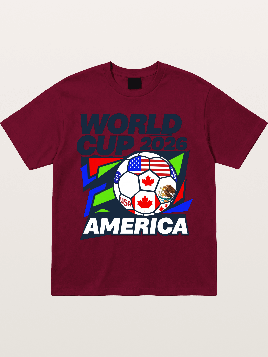 World Cup 2026 America Geometric Gildan T-shirt