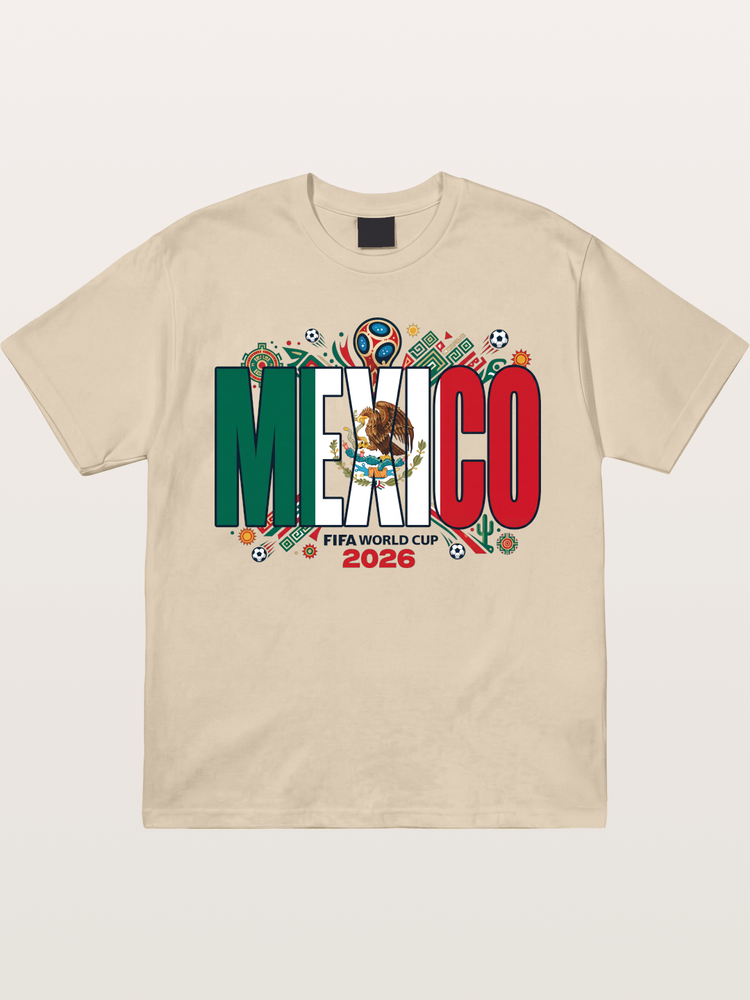 Mexico 2026 World Cup Lettering Gildan T-shirt