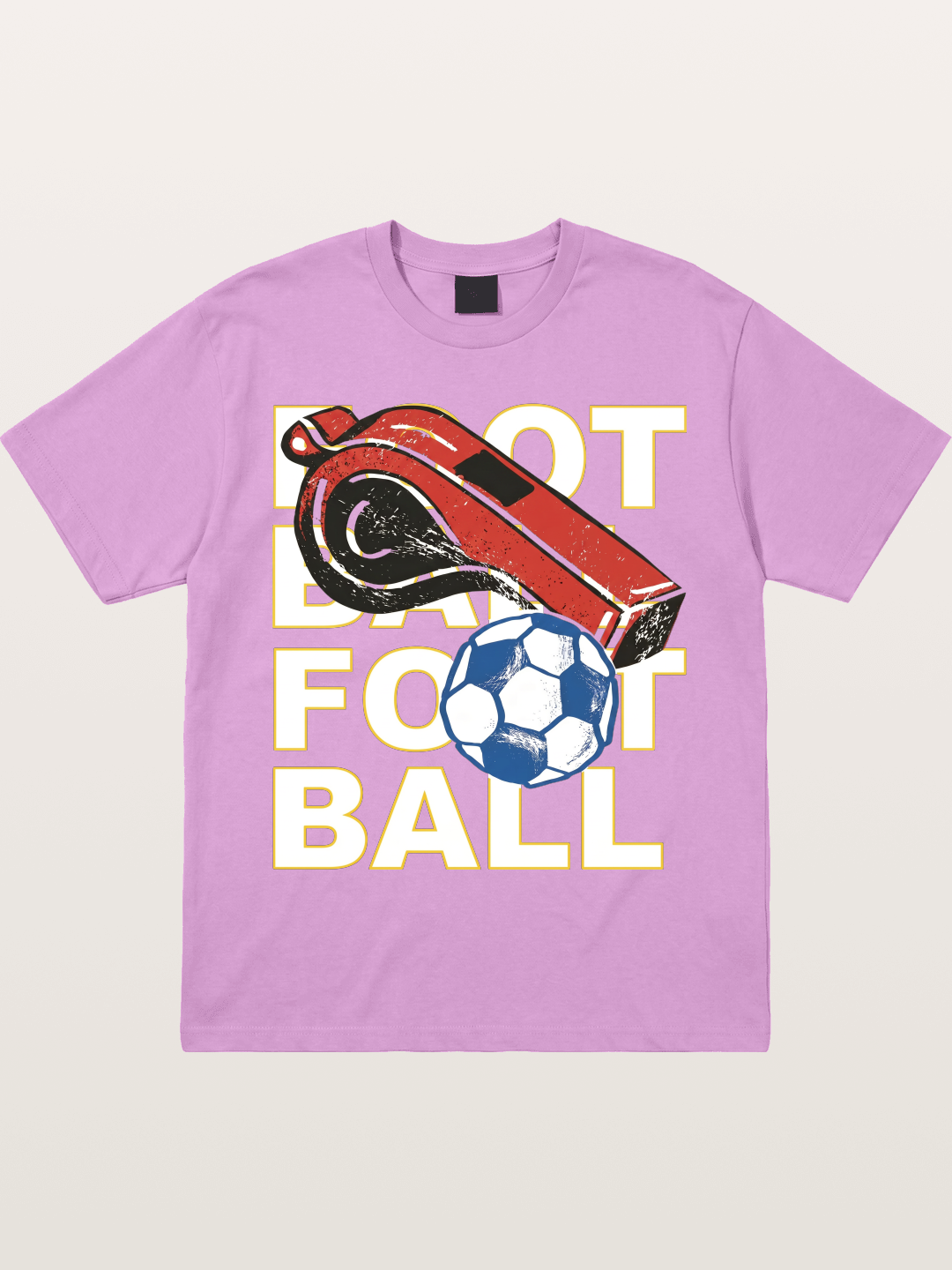 Retro Whistle Football Art Gildan T-shirt