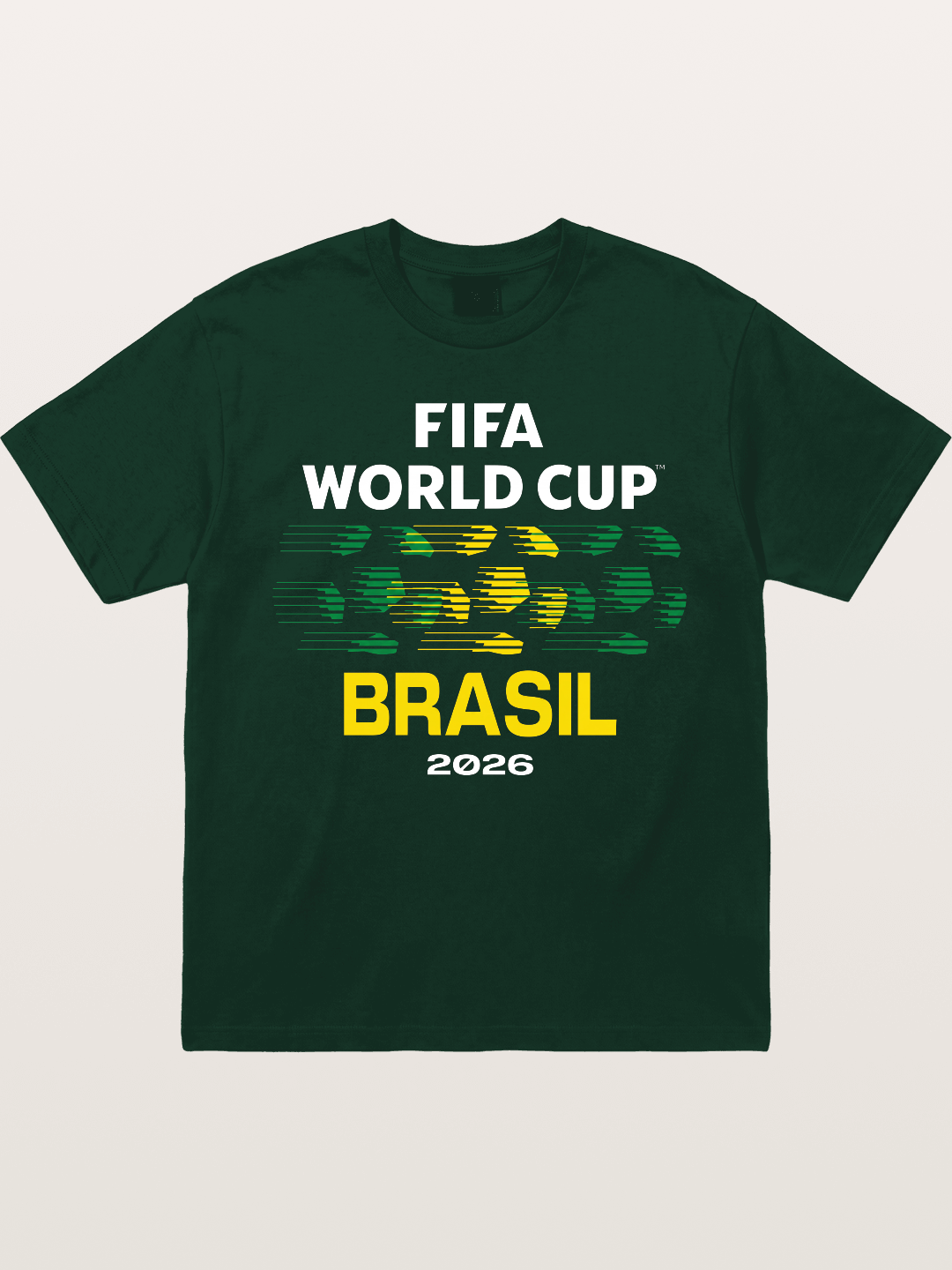 Brasil WC 2026 Speed Text Design Gildan T-shirt