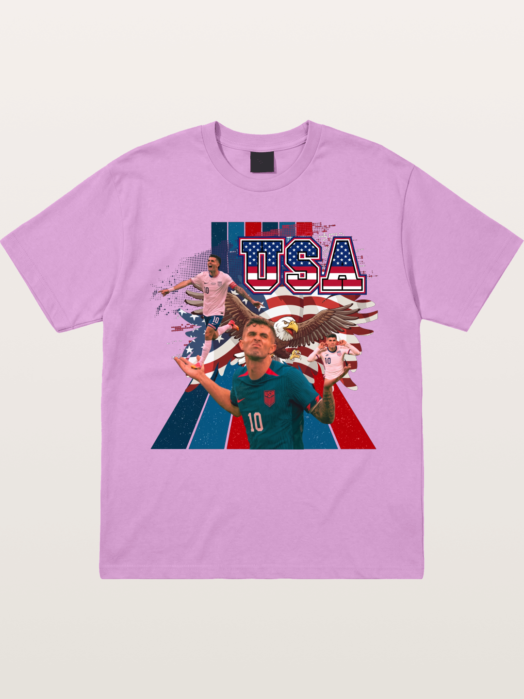US Soccer Eagles And Two National Stars Gildan T-shirt