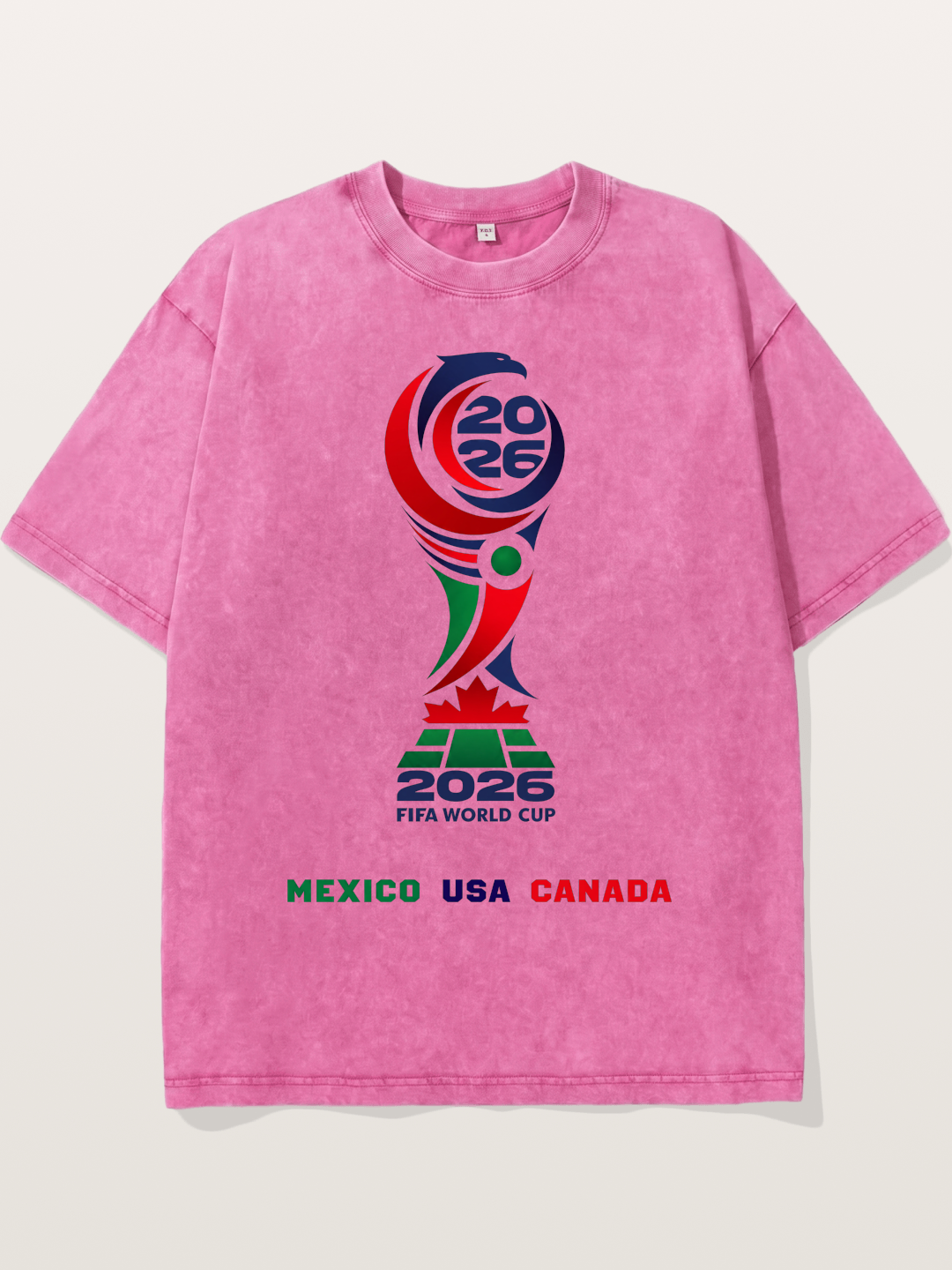 2026 World Cup Logo Art Washed T-shirt