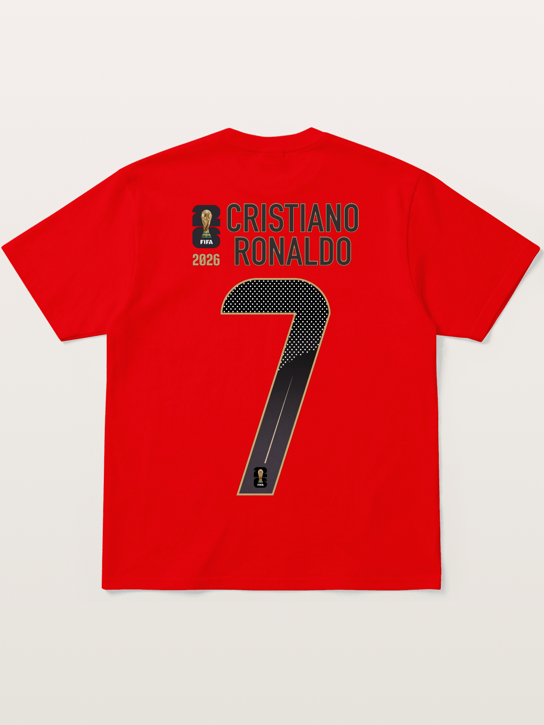 Portugal 7 Ronaldo 2026 WC Soft-Stay T-shirt