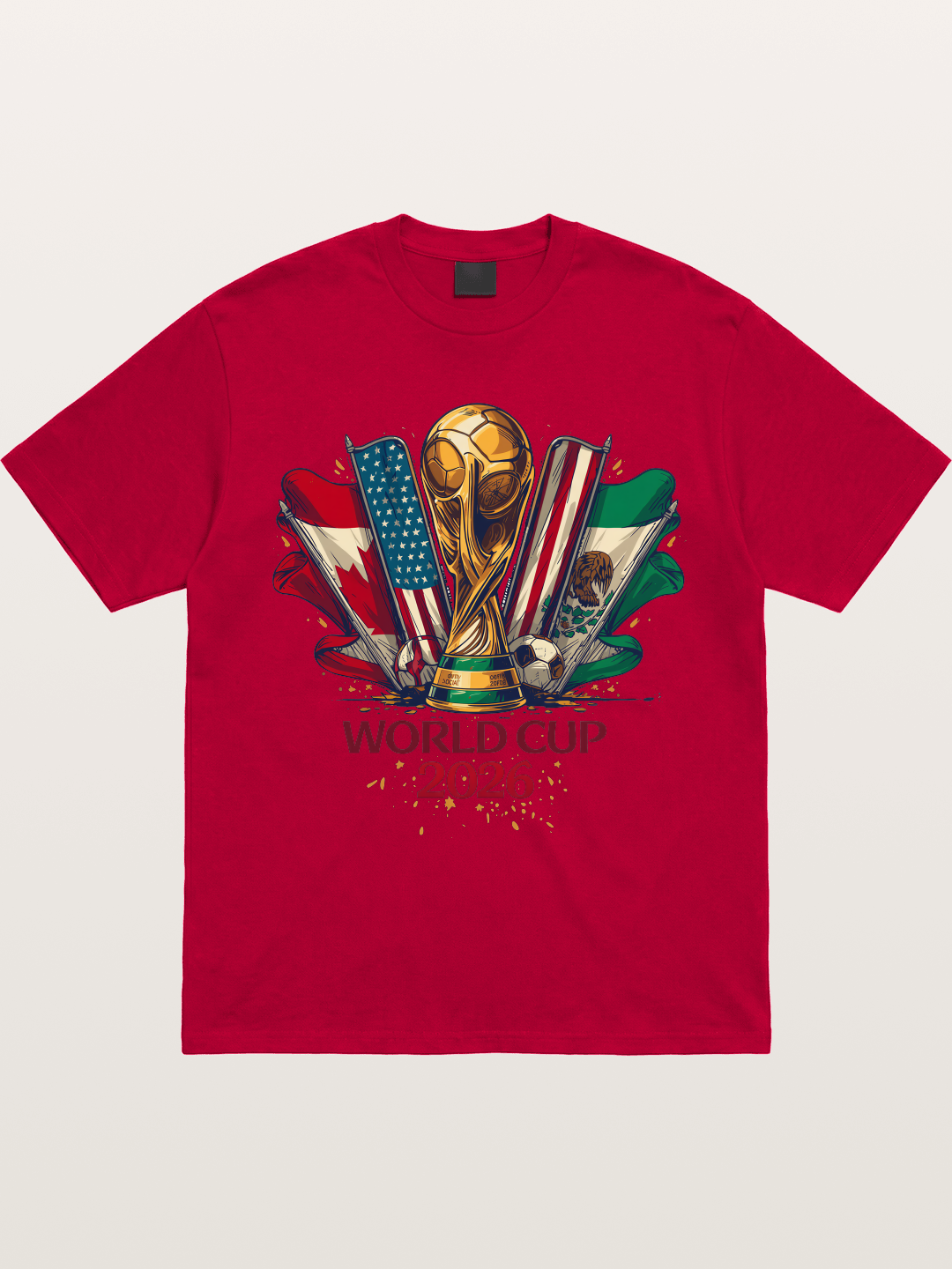 2026 WC World Flags Poster Gildan T-shirt