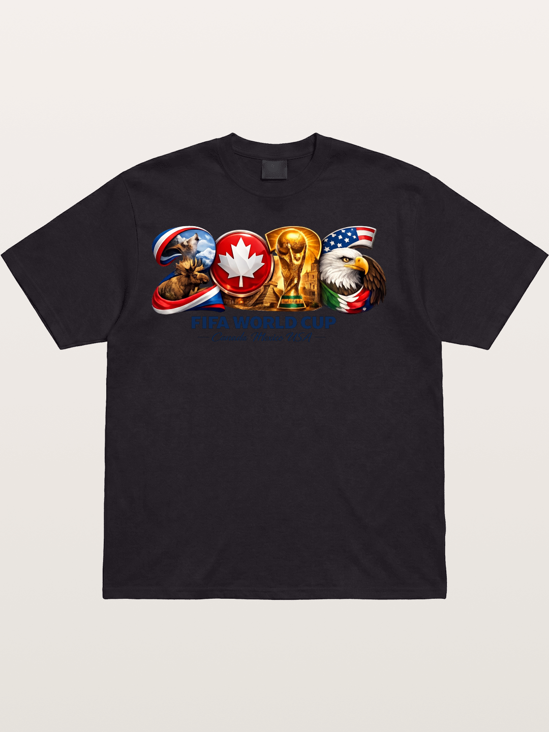 2026 FIFA World Cup Host Nations Cotton T-shirt