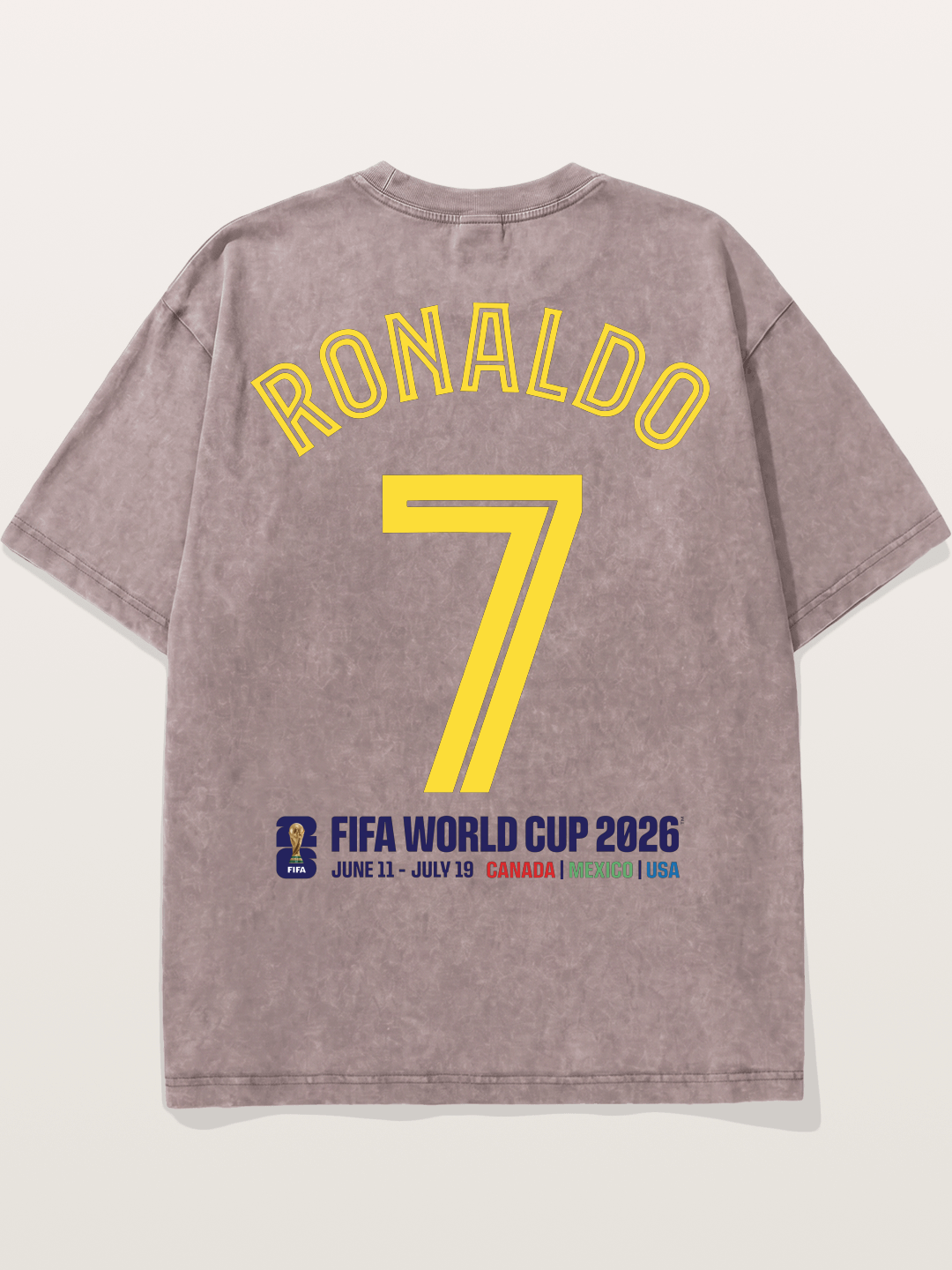 Ronaldo 7 World Cup 2026 Washed T-shirt