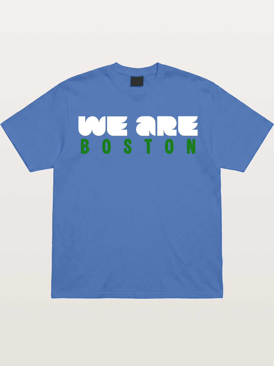 Boston Green Bold Text Gildan T-shirt