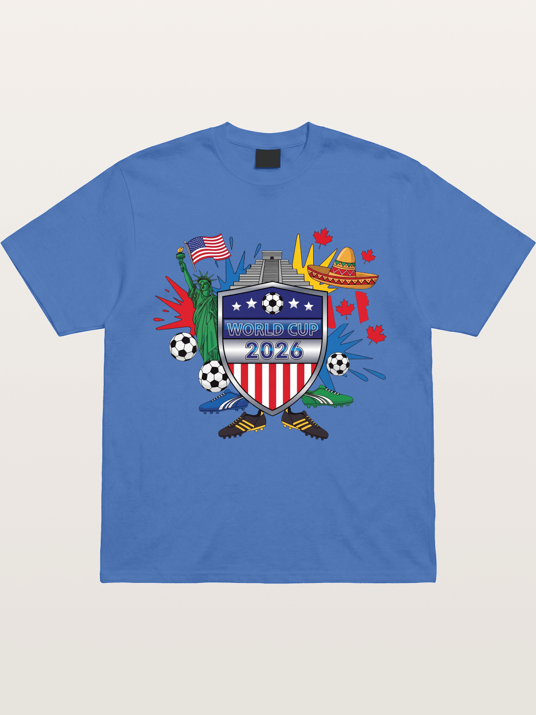 USA Mexico Canada WC Shield Gildan T-shirt