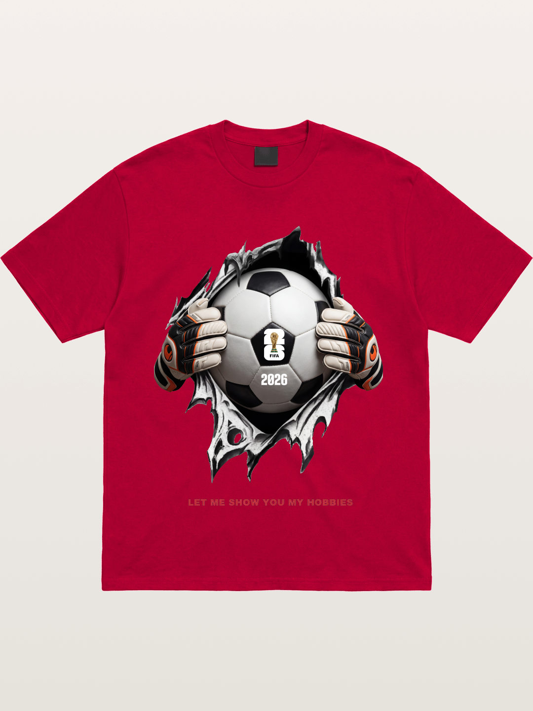 Soccer Ball Tear Effect 2026 Gildan T-shirt