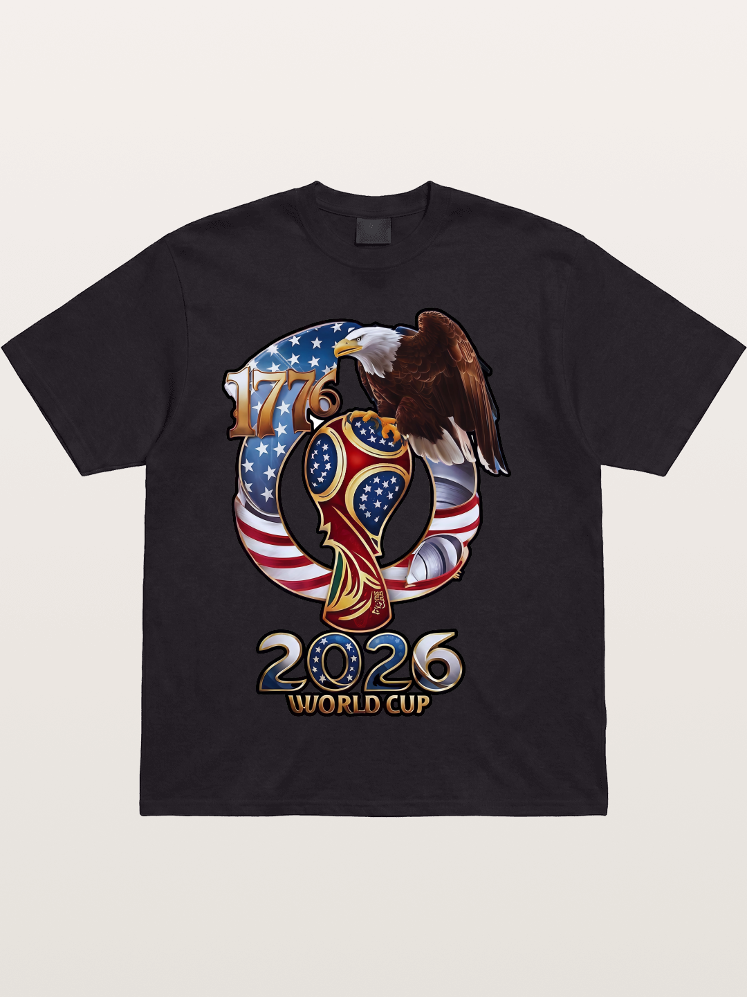 2026 WC Eagle Trophy Art Cotton T-shirt