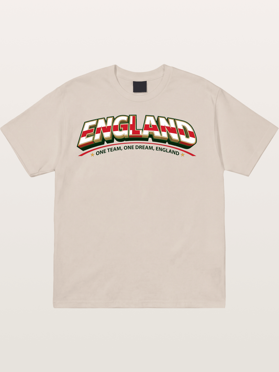 England Retro Team Logo WC Cotton T-shirt