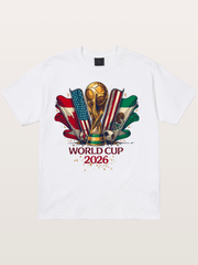 2026 WC World Flags Poster Cotton T-shirt