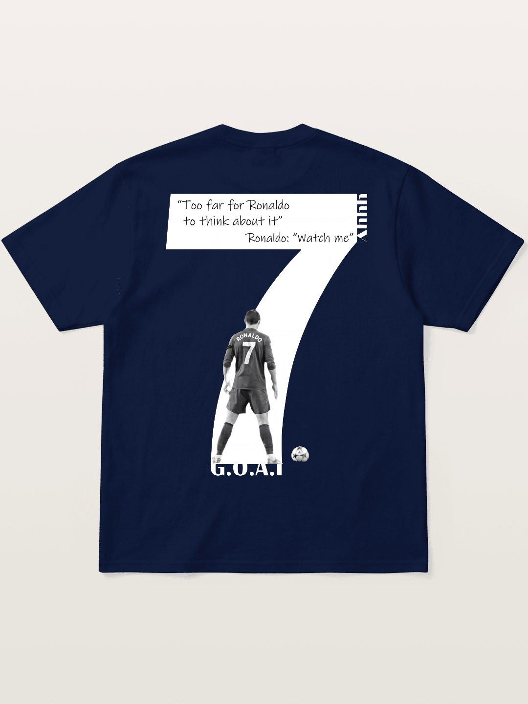 Ronaldo #7 Watch Me Quote Gildan T-shirt