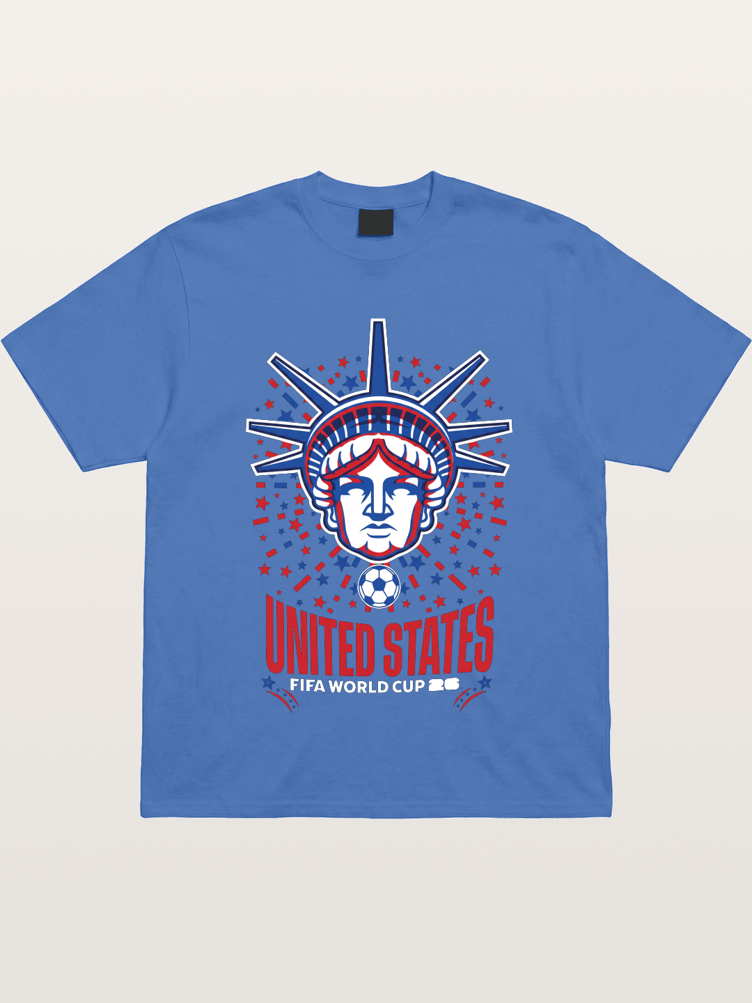 USA WC 2026 Statue of Liberty Badge Gildan T-shirt