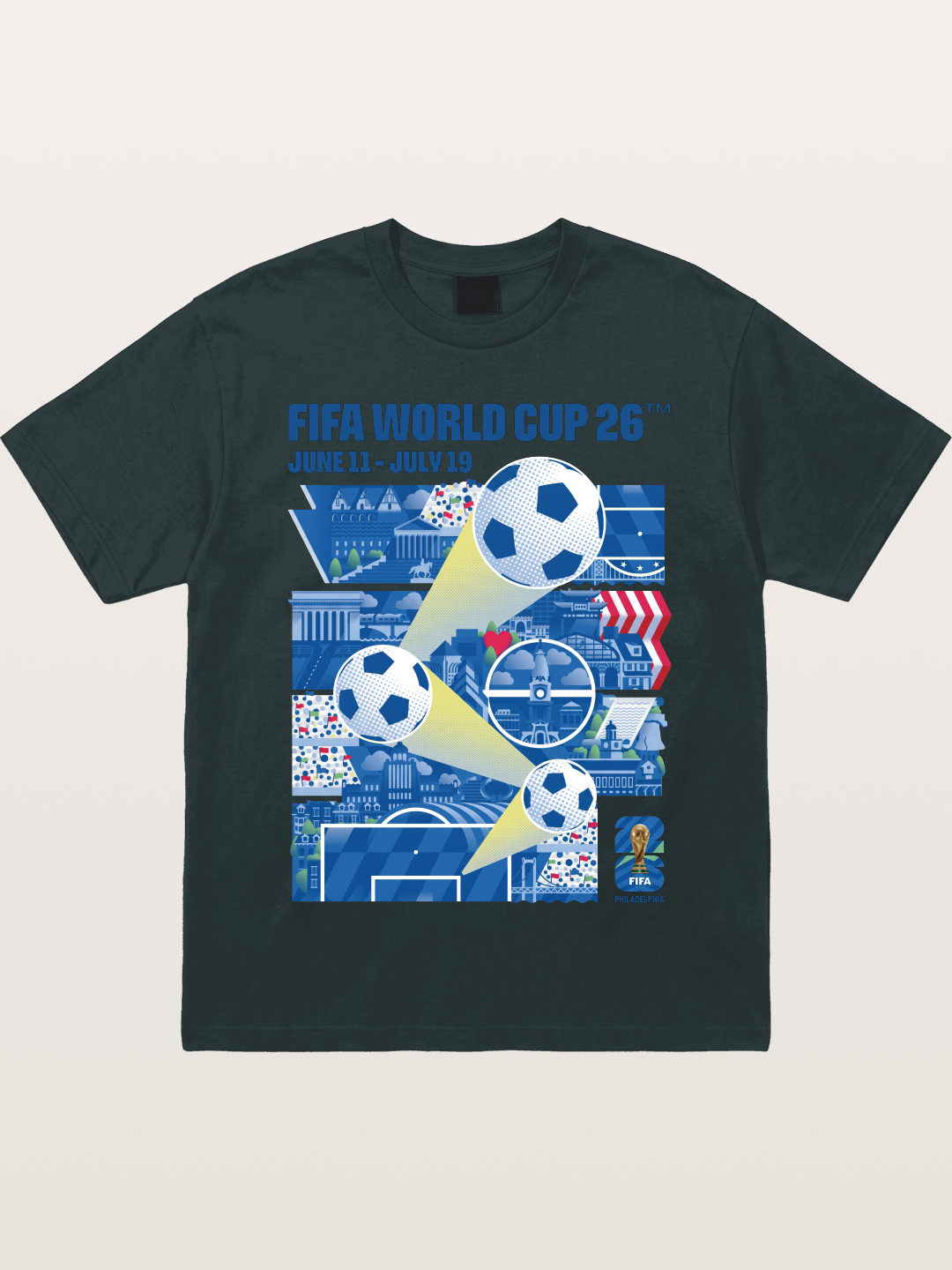 2026 WC Schedule & Landmarks Gildan T-shirt