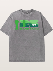 Boston WC 2026 Green Geometric Logo Washed T-shirt