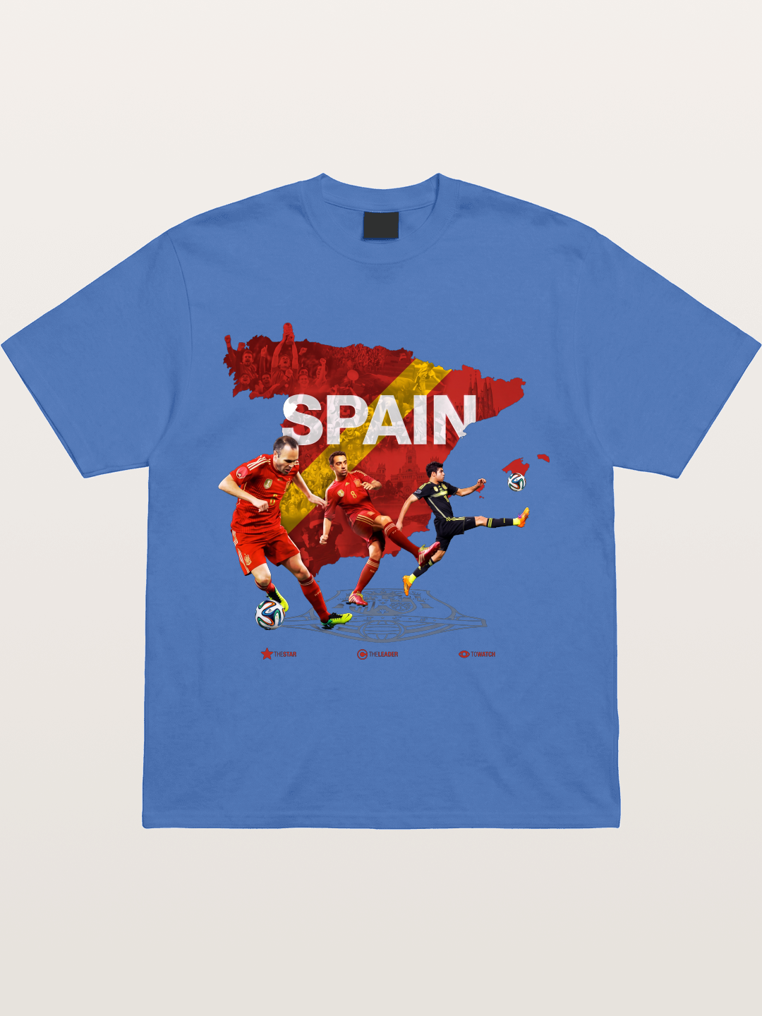 Spain National Team Players Collage Gildan T-shirt