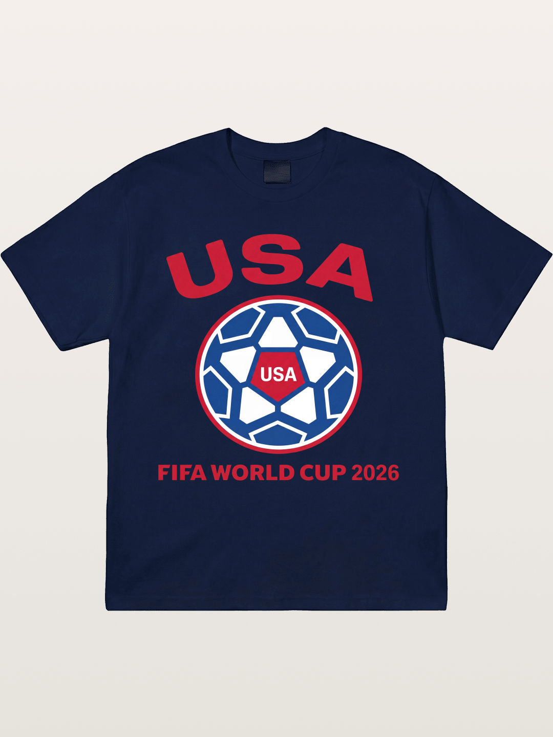 USA WC 2026 Soccer Ball Emblem Gildan T-shirt