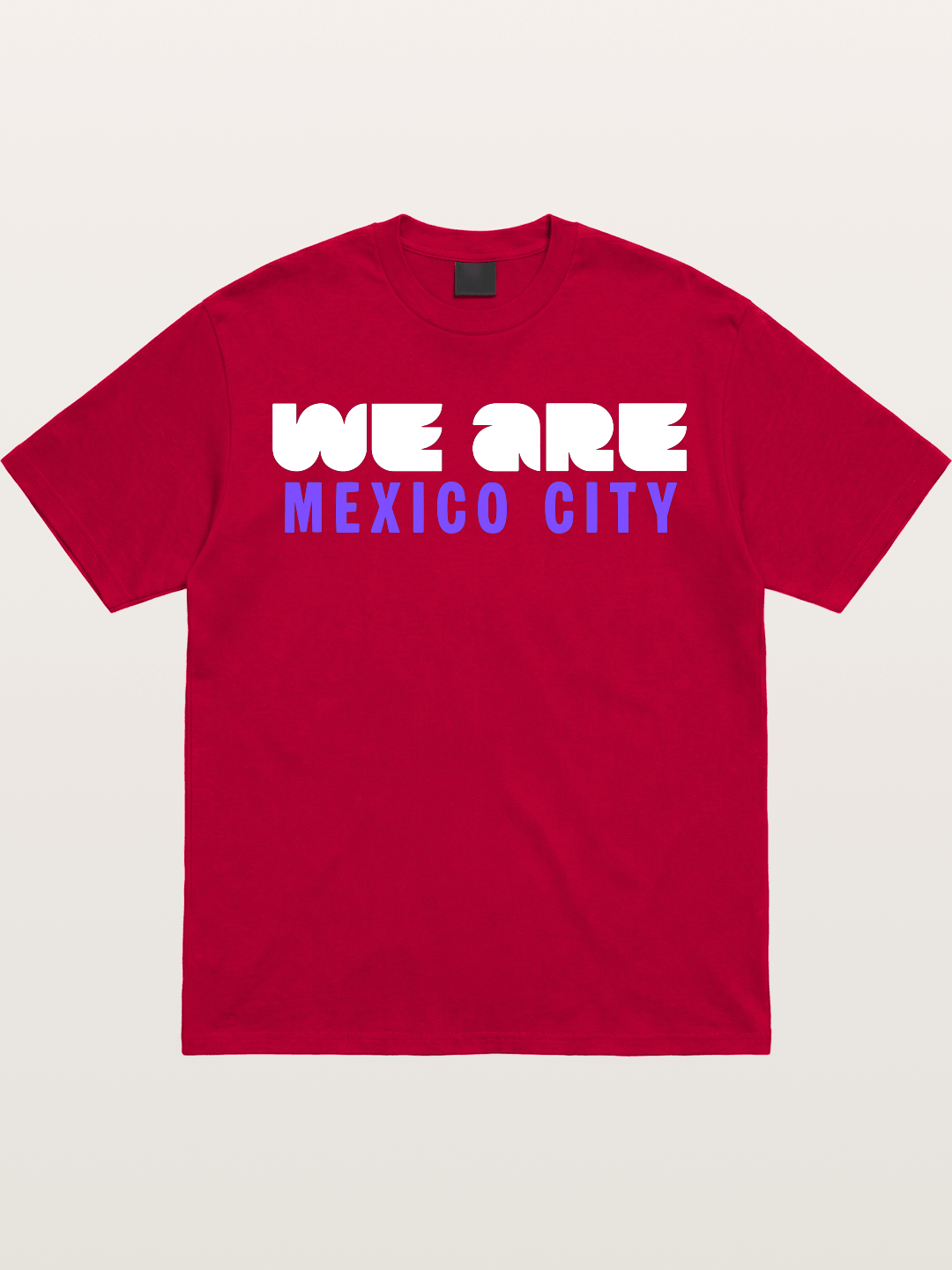 Mexico City Purple Bold Print Gildan T-shirt