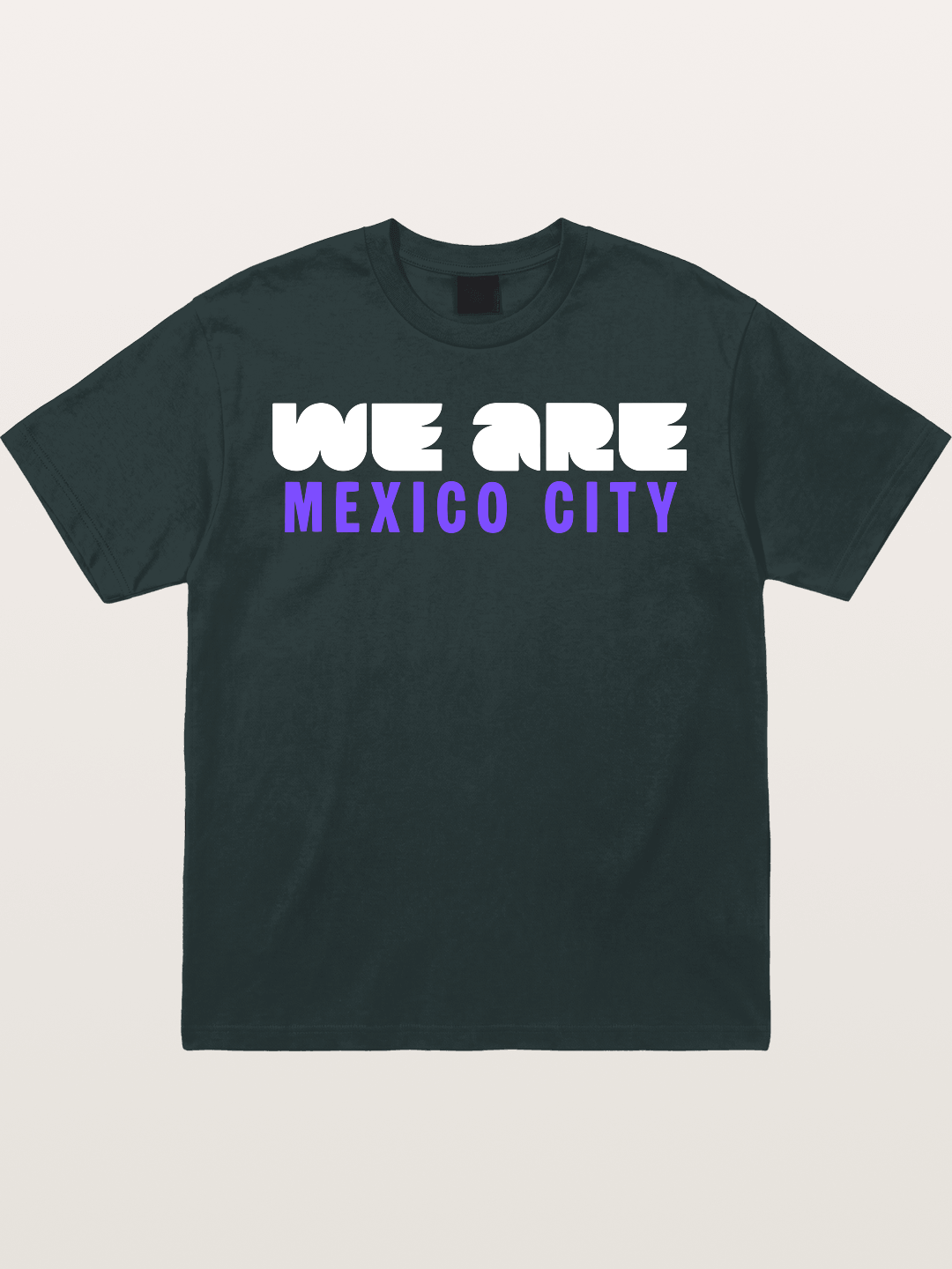 Mexico City Purple Bold Print Gildan T-shirt