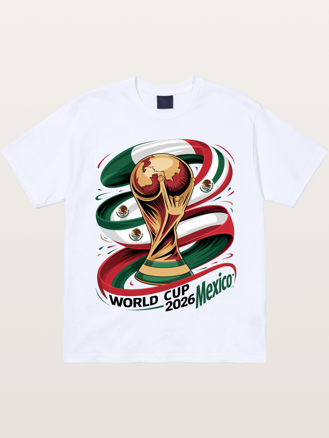 2026 Mexico WC Trophy Art Gildan T-shirt