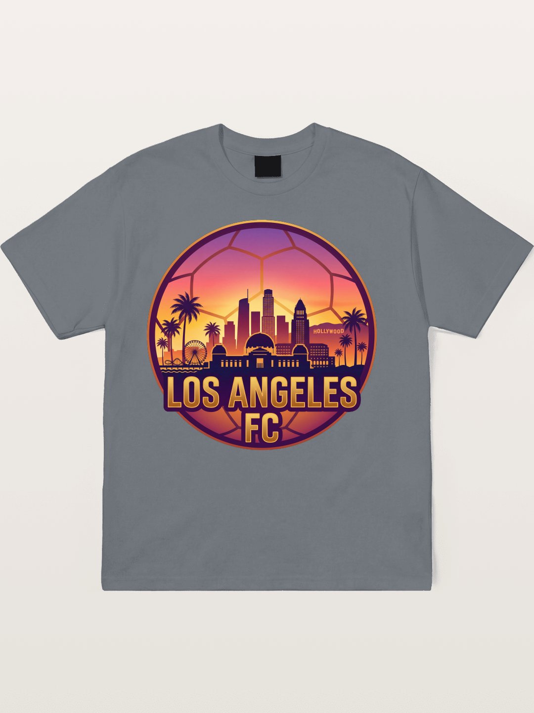 LA FC Sunset City Skyline Cotton T-shirt