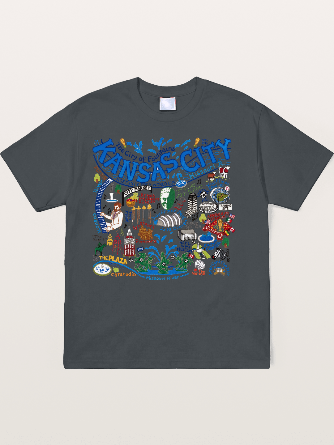 Kansas City World Cup Graphic Soft-Stay T-shirt