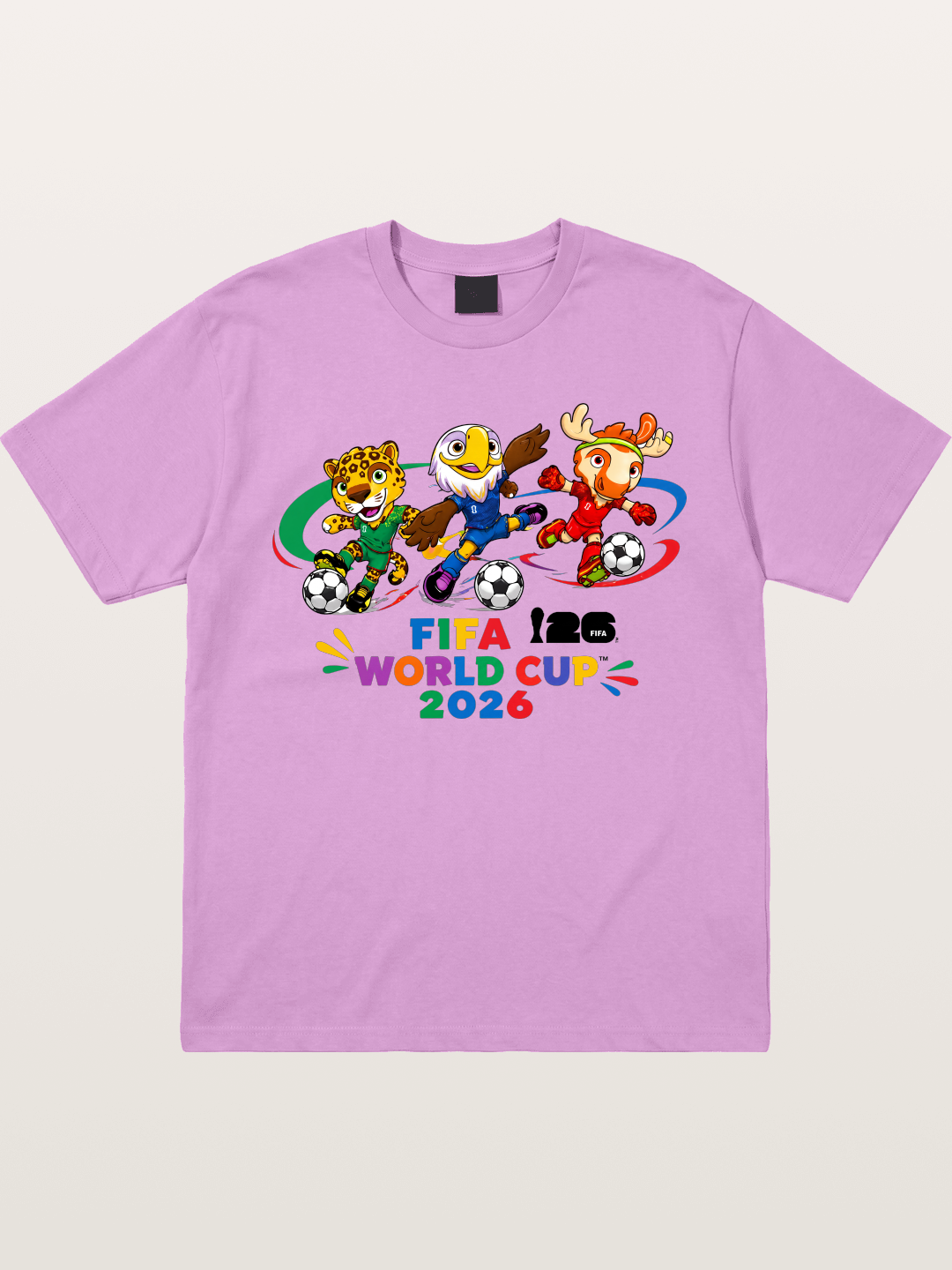 2026 World Cup Mascots Art Gildan T-shirt