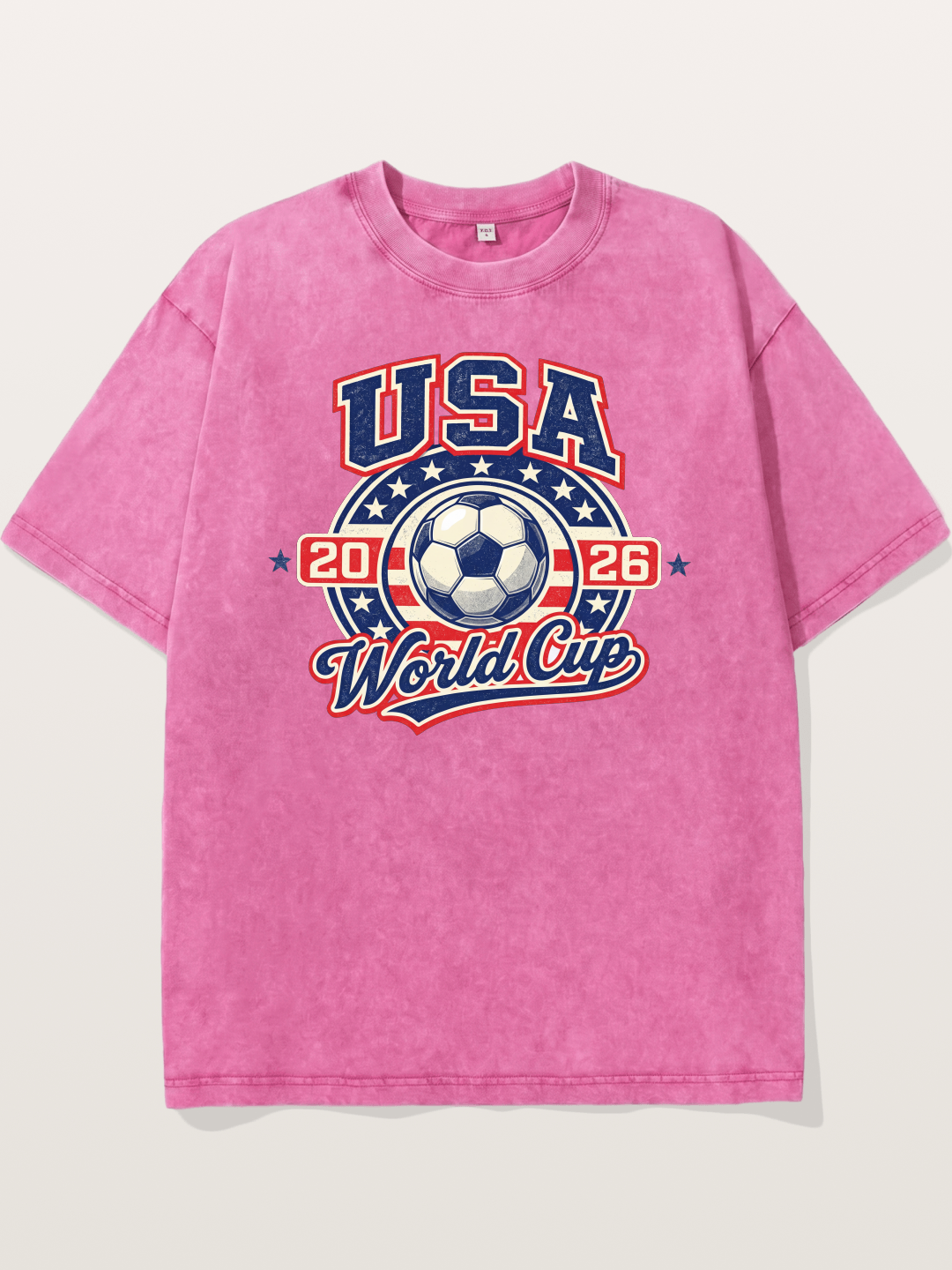 USA World Cup 2026 Retro Badge Washed T-shirt