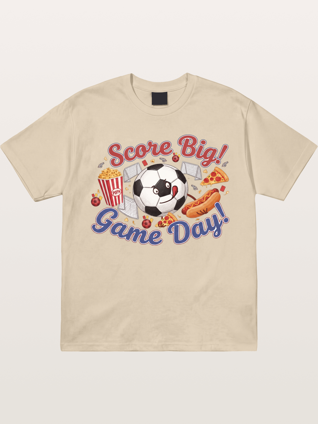 Game Day Snack Soccer Doodle Gildan T-shirt