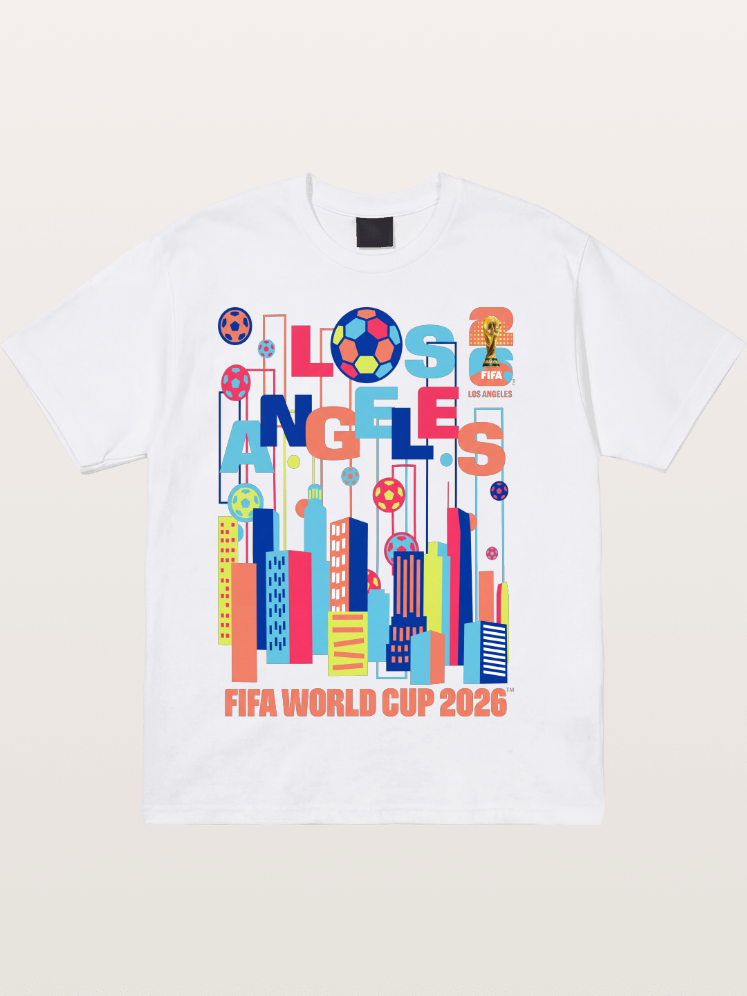 Los Angeles WC 2026 Cityscape Design Cotton T-shirt
