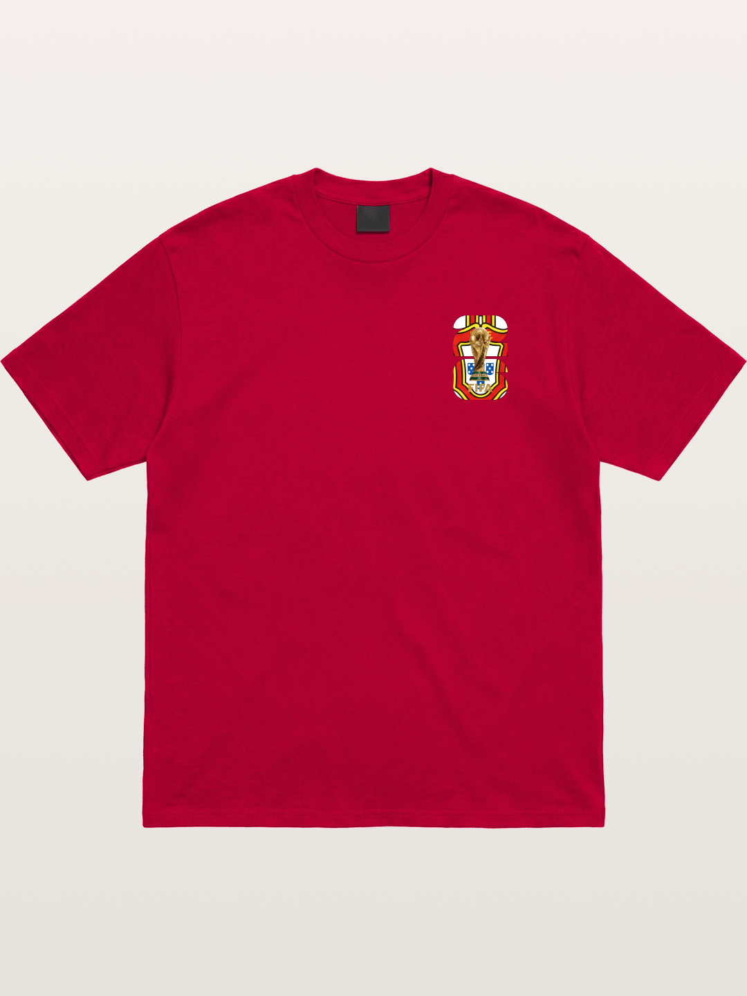 Portugal World Cup Trophy Emblem Gildan T-shirt