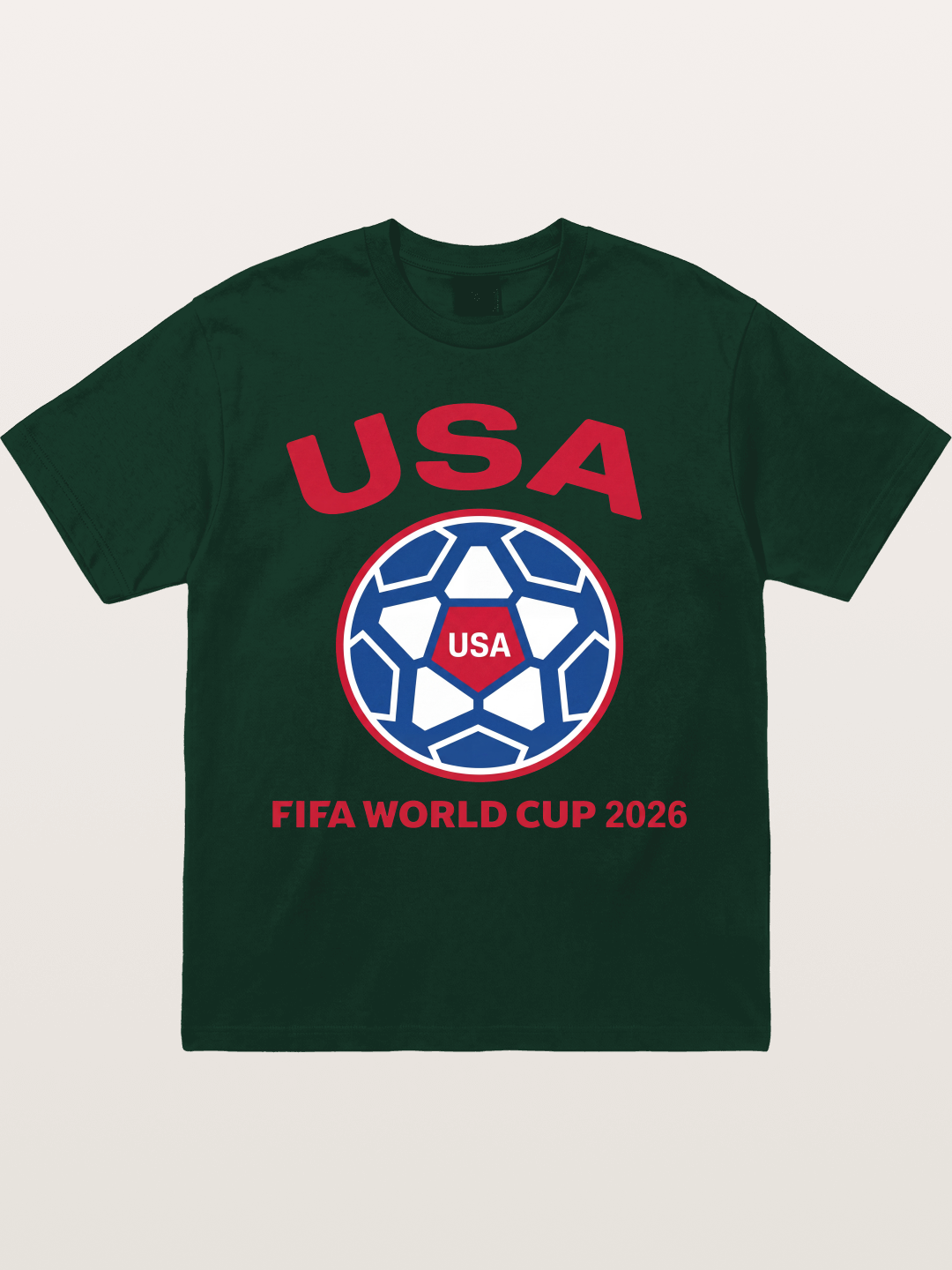 USA WC 2026 Soccer Ball Emblem Gildan T-shirt