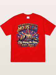 Houston 2026 Host City Art Soft-Stay T-shirt