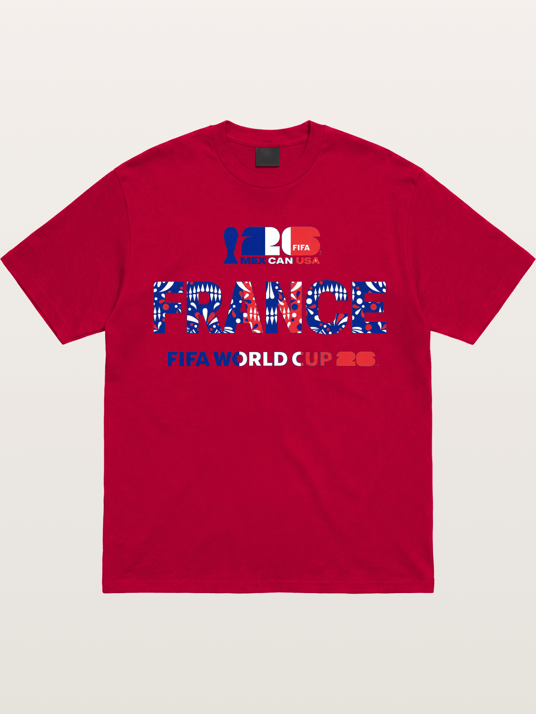 2026 World Cup France Pattern Graphic Gildan T-shirt