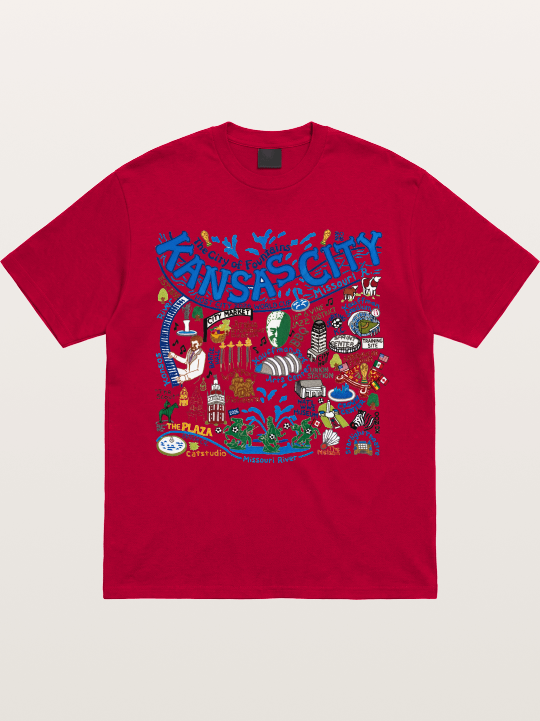 Kansas City World Cup Graphic Gildan T-shirt
