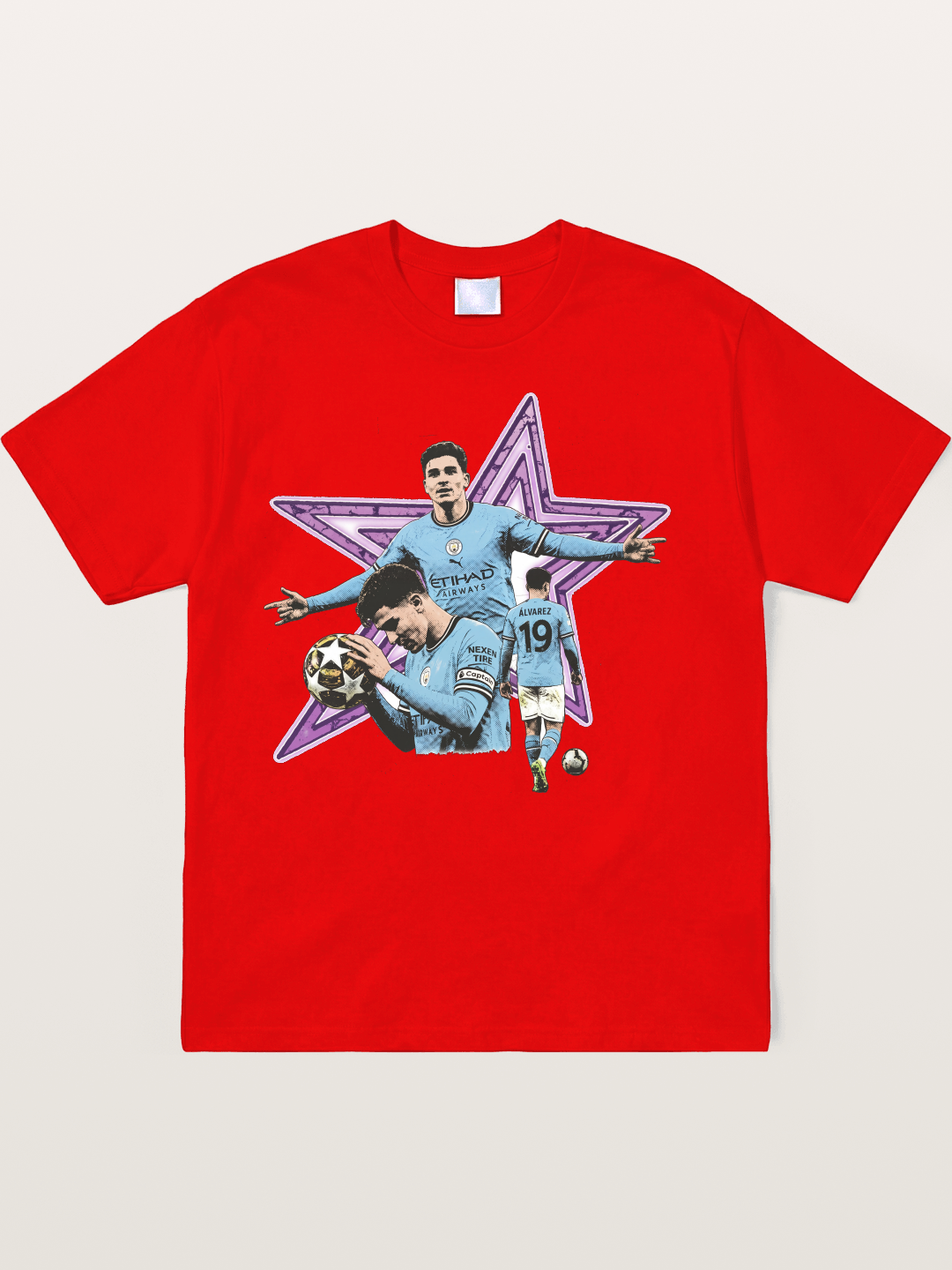 Manchester City Star Collage Soft-Stay T-shirt